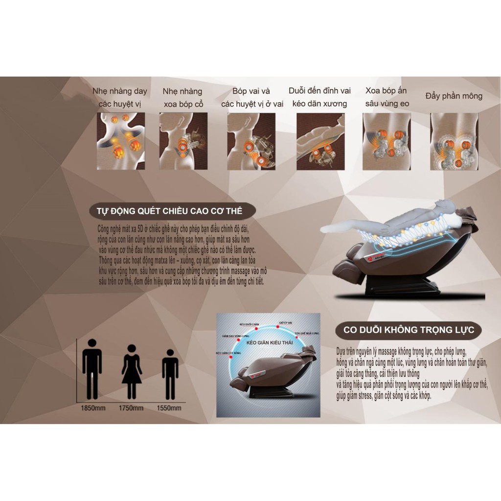 [Công nghệ 5D] FUJIKIMA FJ 909fx Ghế Massage toàn thân SỊN NHẬT BẢN  - Có Mát xa ĐẦU RIẾNG