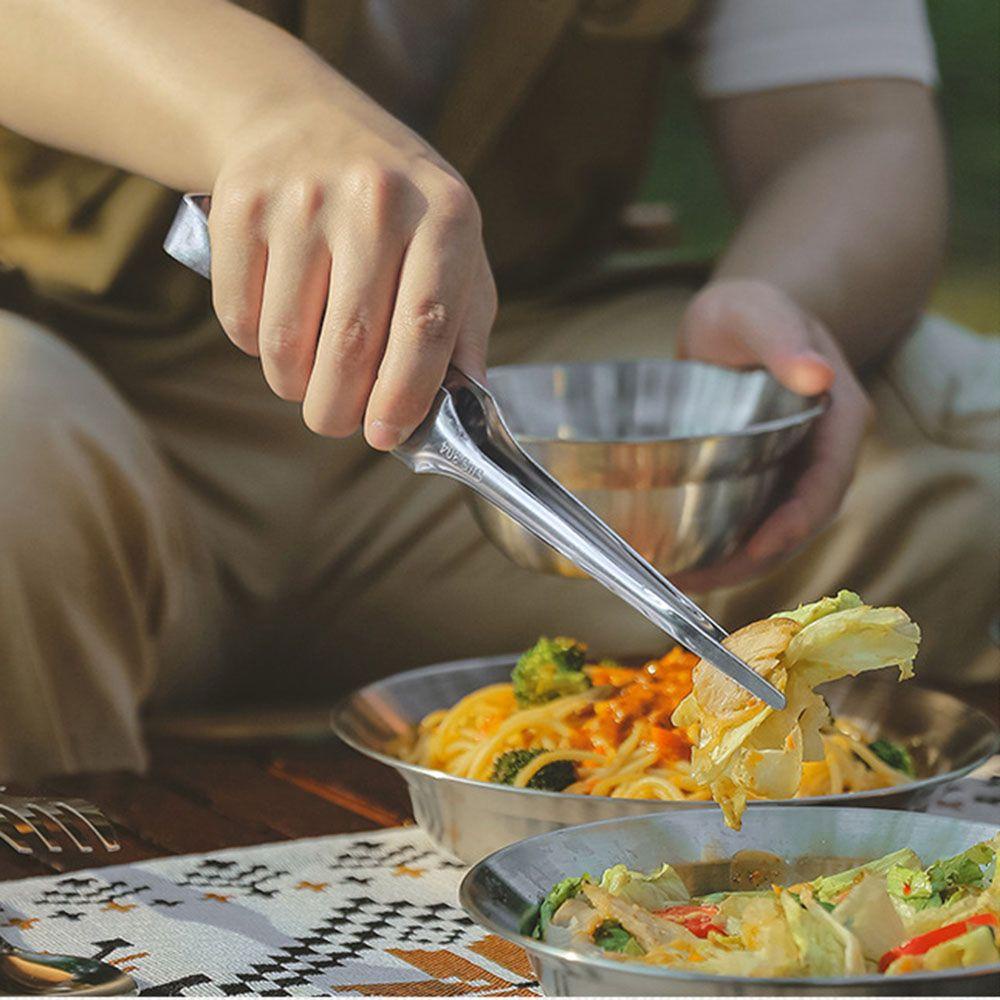Kẹp Gắp Thức Ăn Bằng Thép Không Gỉ Tiện Dụng