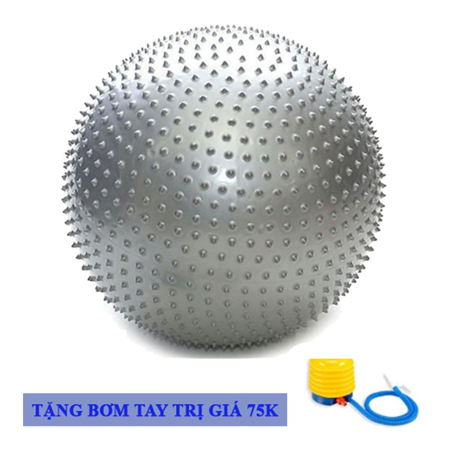 Bóng Tập Yoga,Bóng Tập Gym Có Gai Chịu Lực 110kg Đại Nam Sport + Tặng Bơm Tay