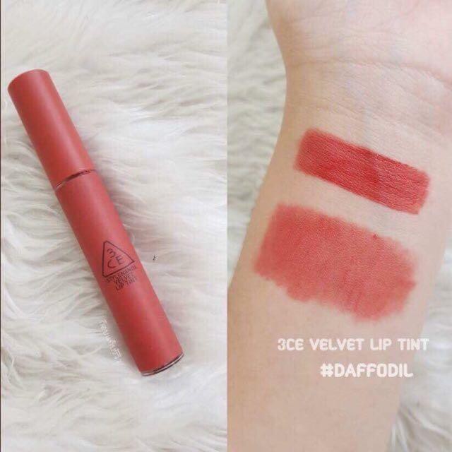 Son 3CE Velvet Lip Tint #Daffodil