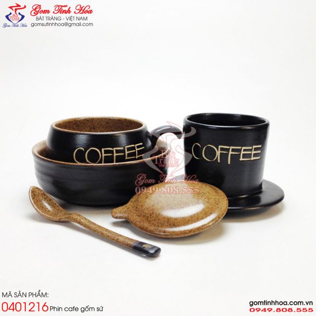 Phin cafe gốm sứ bát ủ giữ nóng cà phê