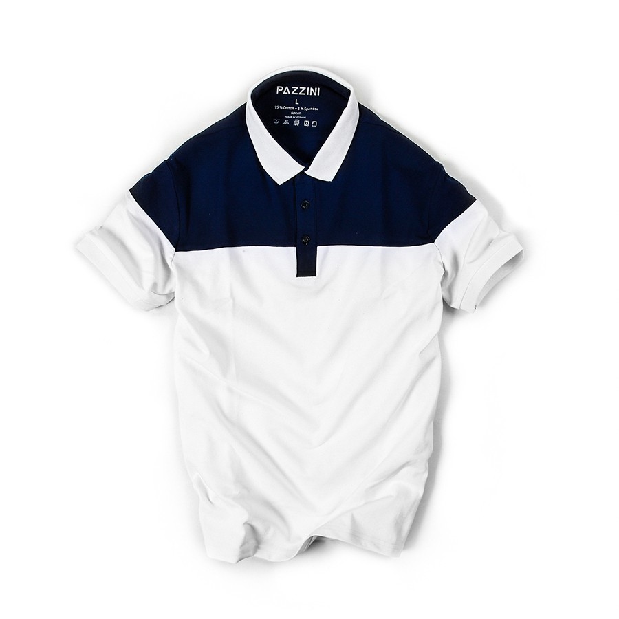 ÁO THUN TAY NGẮN POLO NAM CÓ CỔ- POLO PAZZINI PHỐI CAO CẤP - chất thun mát