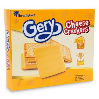 combo 5 hộp bánh quy phô mai Gery cheese crackers 300g/hộp