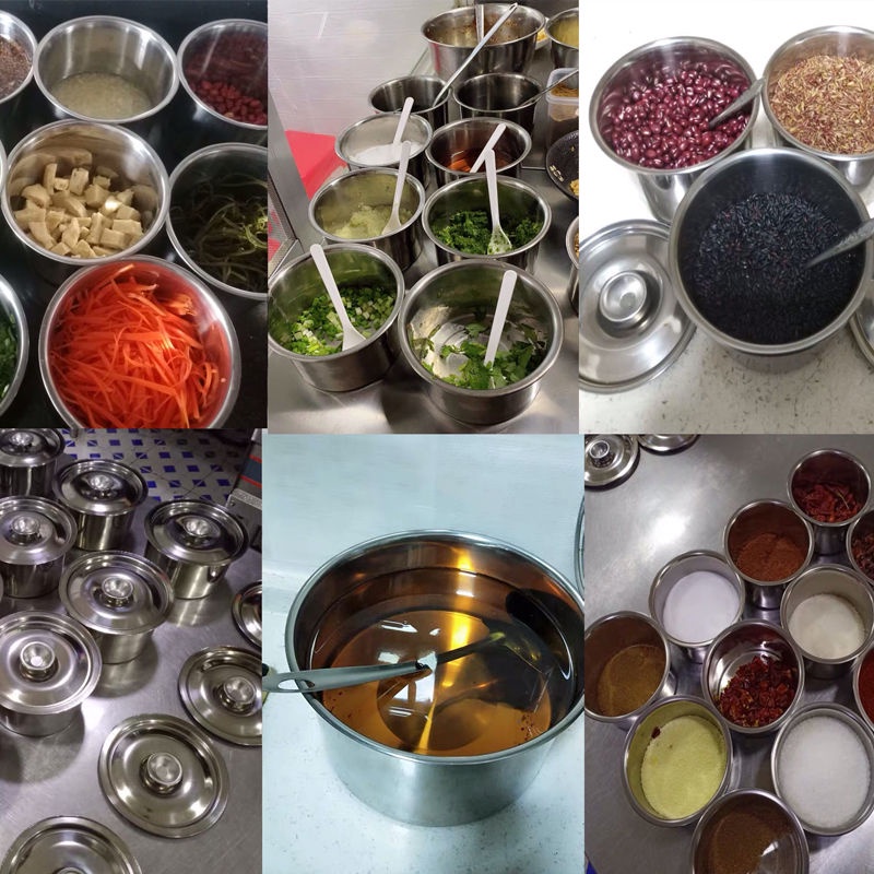 Hộp Đựng Gia Vị Bằng Thép Không Gỉ Dày Dặn Có Nắp Đậy