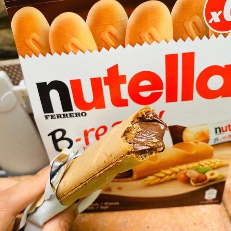 Bánh Nhân Socola Nutella B-ready Đức 132g - Mẫu Mới 2022