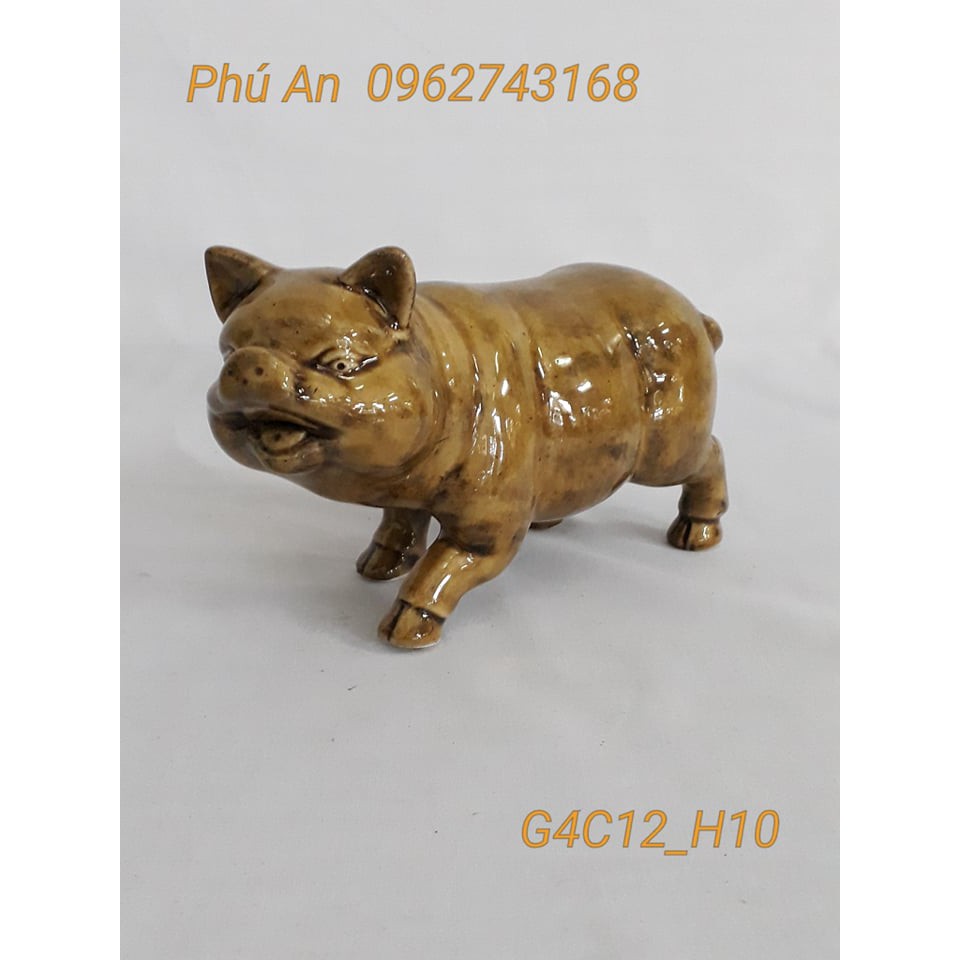 Lợn_ Gốm sứ Bát Tràng