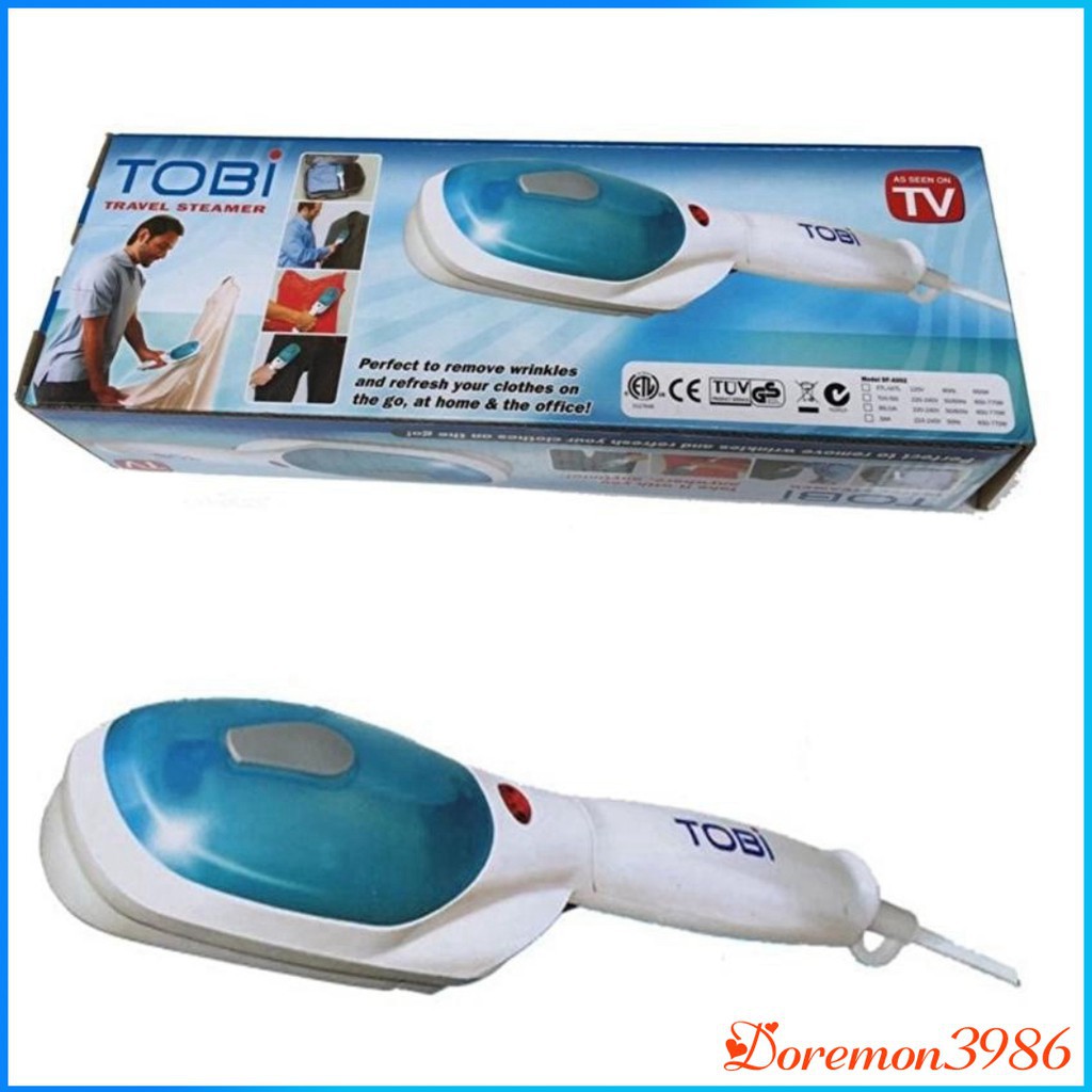 [FREE SHIP] 💥[BẢO HÀNH 1 NĂM]💥Bàn Ủi Hơi Nước Mini ToBi Travel Steamer Chính Hãng Nhỏ Gọn, Tiện Lợi Khi Đi Du Lịch💥SI