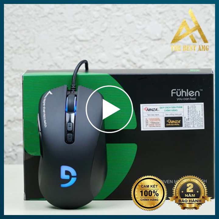 [Mã ELHAMS5 giảm 6% đơn 300K] Chuột Máy Tính Có Dây Chuột Gaming LED RGB Fuhlen G90 Chuột Laptop PC Mouse Chơi Game