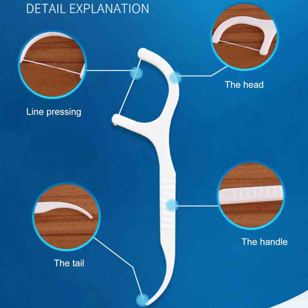 Tăm chỉ nha khoa DENTAL FLOSSERS, Chỉ nha khoa Dental Floss sợi chỉ mảnh và chắc chắn