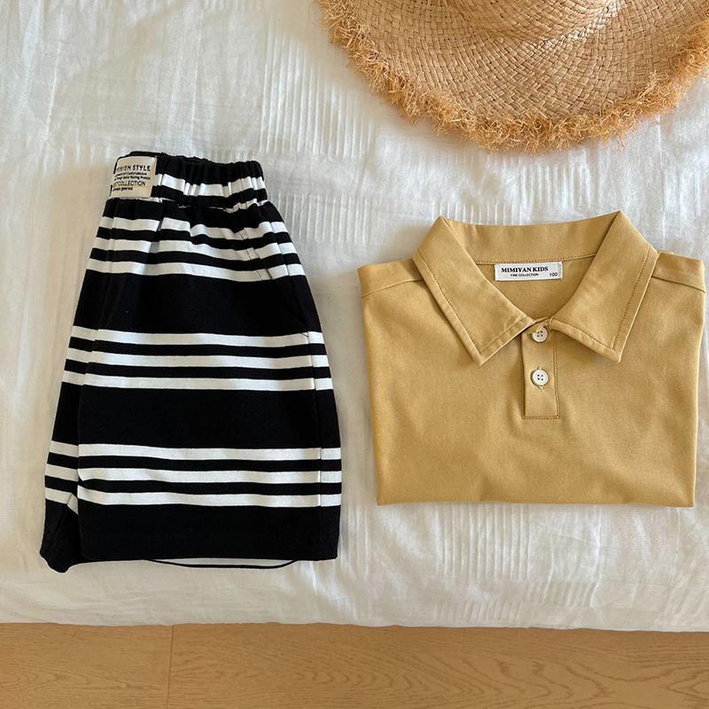 Áo Thun POLO Mỏng Không Tay Phong Cách Nhật Bản Thời Trang Mùa Hè Hàng Mới 2022 Dành Cho Bé Trai