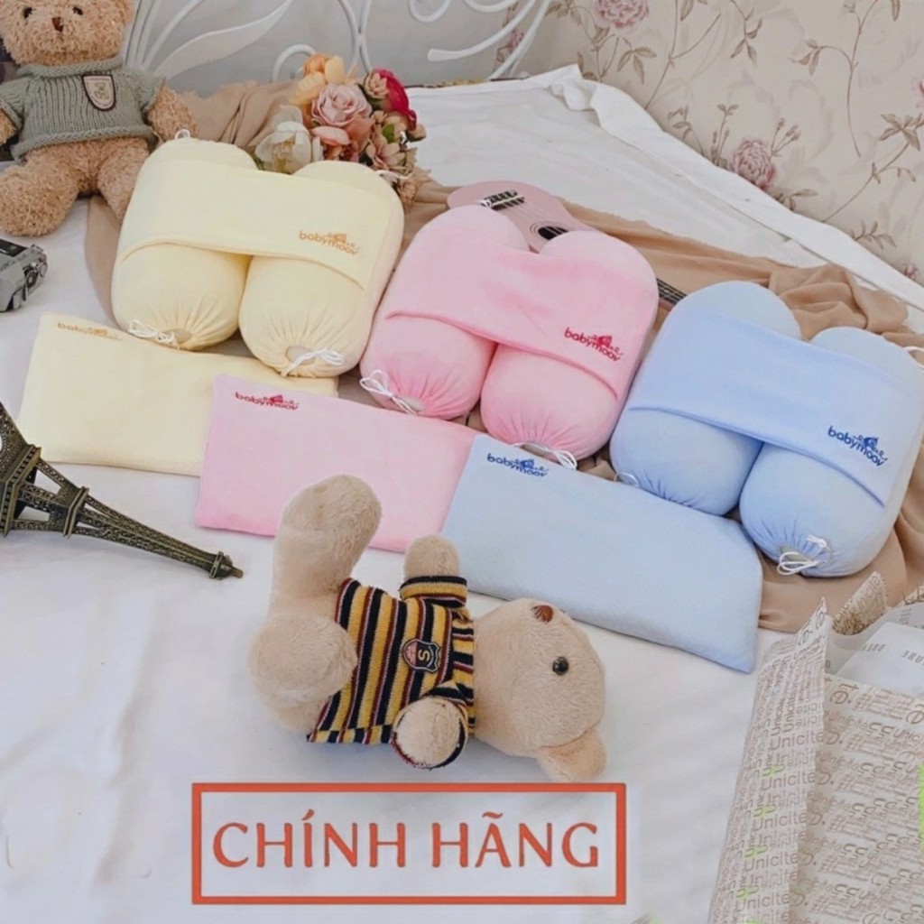 Bộ Gối Chặn Sơ Sinh Cho Bé 0-12 Tháng Cao Cấp Vải Thông Hơi Mềm Mại [FREESHIP]