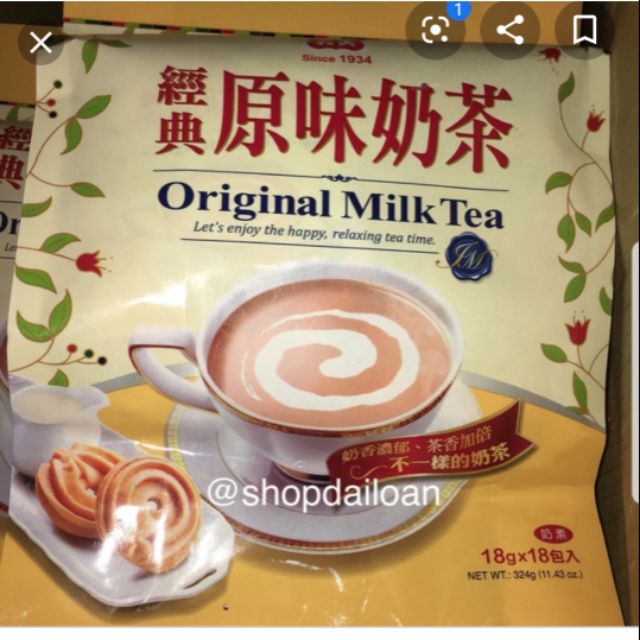 Trà sữa gói Đài Loan