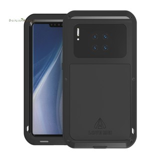 Ốp lưng silicone và kim loại nhôm chống sốc chống bụi cho Huawei Mate 30 Pro