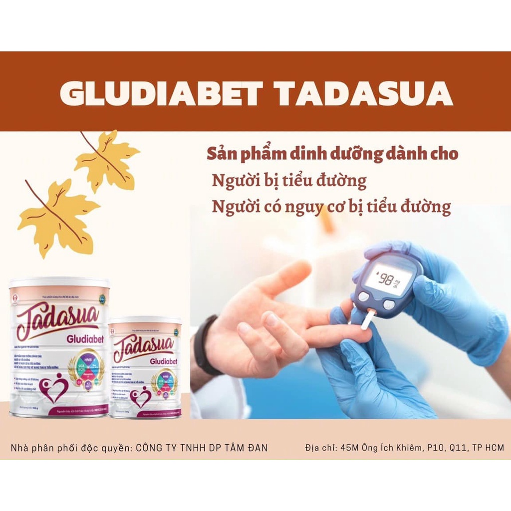 Sữa dành cho người tiểu đường Tadasua Gludiabet