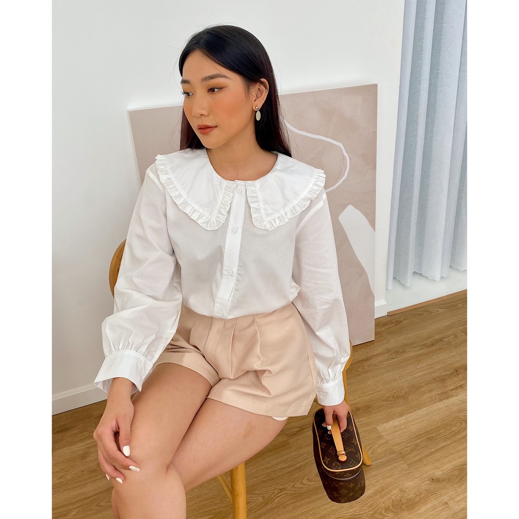 Áo sơ mi cổ viền bèo , Peace House Clothing