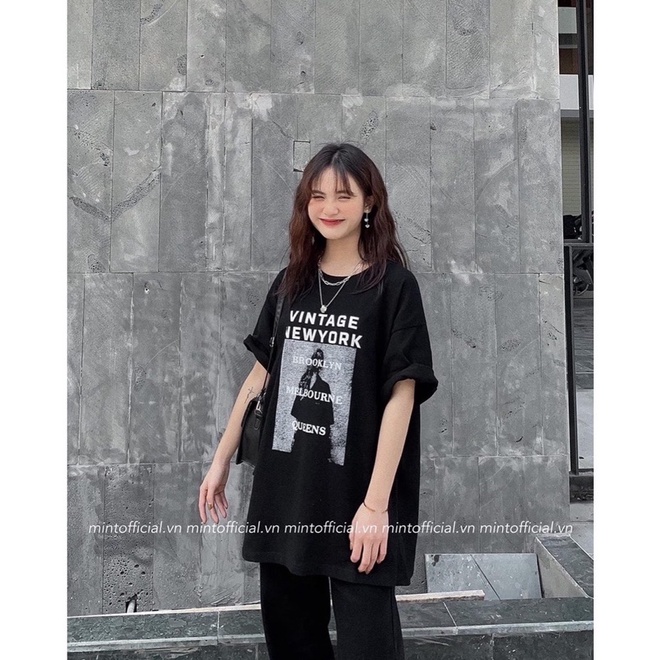 áo thun Chào Hè cô gái vintage 3158
