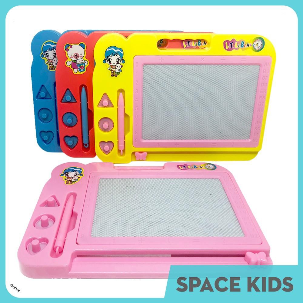 ♥ Bảng viết từ tính tự xóa, bảng vẽ thông minh Space Kids cho bé tập viết và vẽ ♥