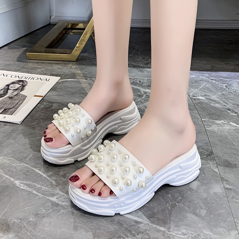 Dép Sandal Nữ Đế Xuồng Dày Phong Cách Mới