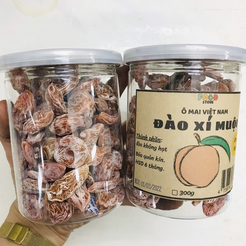 Ô mai đào xí muội không hạt 300g