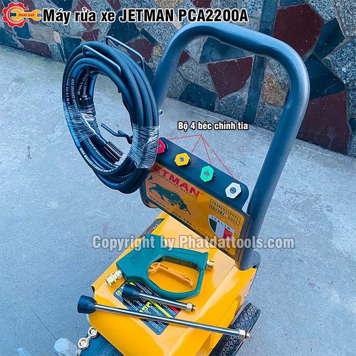 Máy Xịt Rửa Công Nghiệp Jetman PCA2200A Máy Rửa Xe Công Suất Lớn 2200w Bảo Hành 12 Tháng