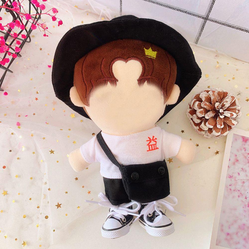 Luolv [Hàng giao ngay]Cho 20 Áo Thun Tay Ngắn Đồ Chơi Búp Bê Barbie Mặc Đầm Cho Búp Bê Ngắn Tay