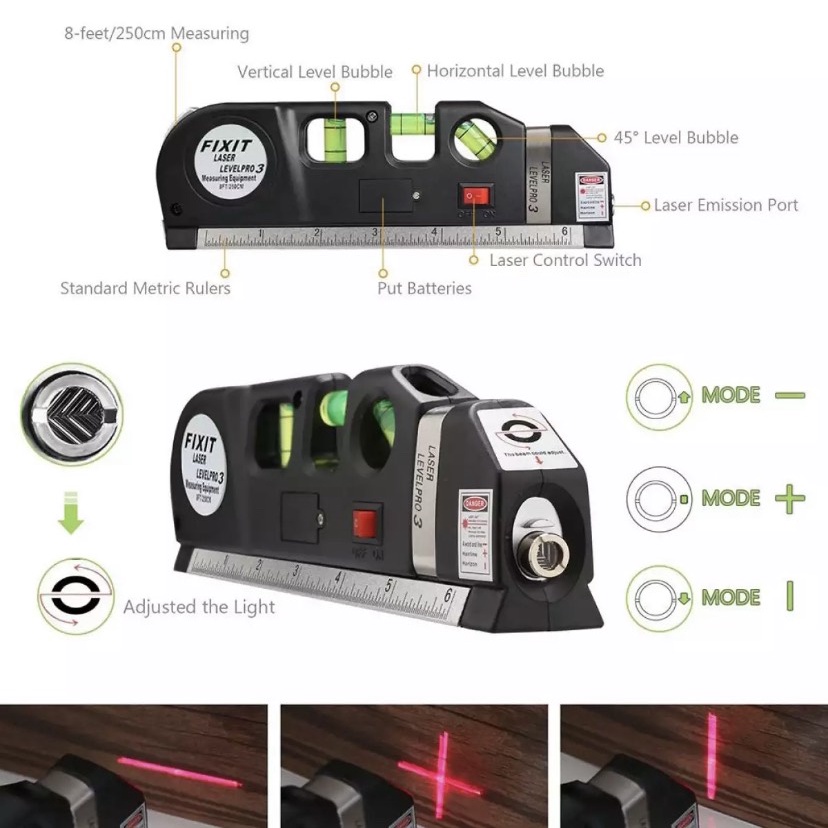Thước đo Nivo Laze - thước đo đa năng laser Hàng Mới