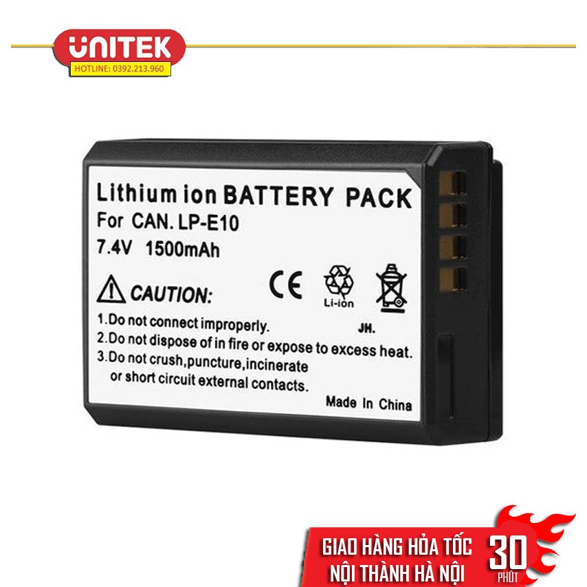 Pin Cho Máy Ảnh Canon Li-ion 7.4V 1500mAh LP-E10