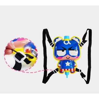 Balo súng nước ngoài trời hình siêu nhân đồ chơi cho bé giải trí dưới biển, tập tưới cây vận động mùa hè