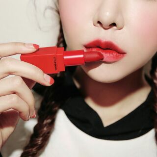 💋Son 3CE 214 Đỏ Tươi Lì (Cam Kết Chuẩn Auth)