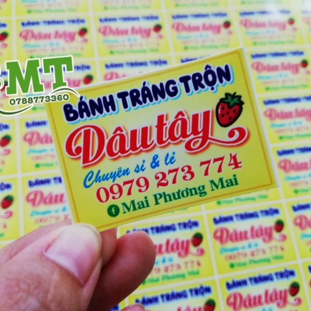 Tem decal dán bịch bánh tráng