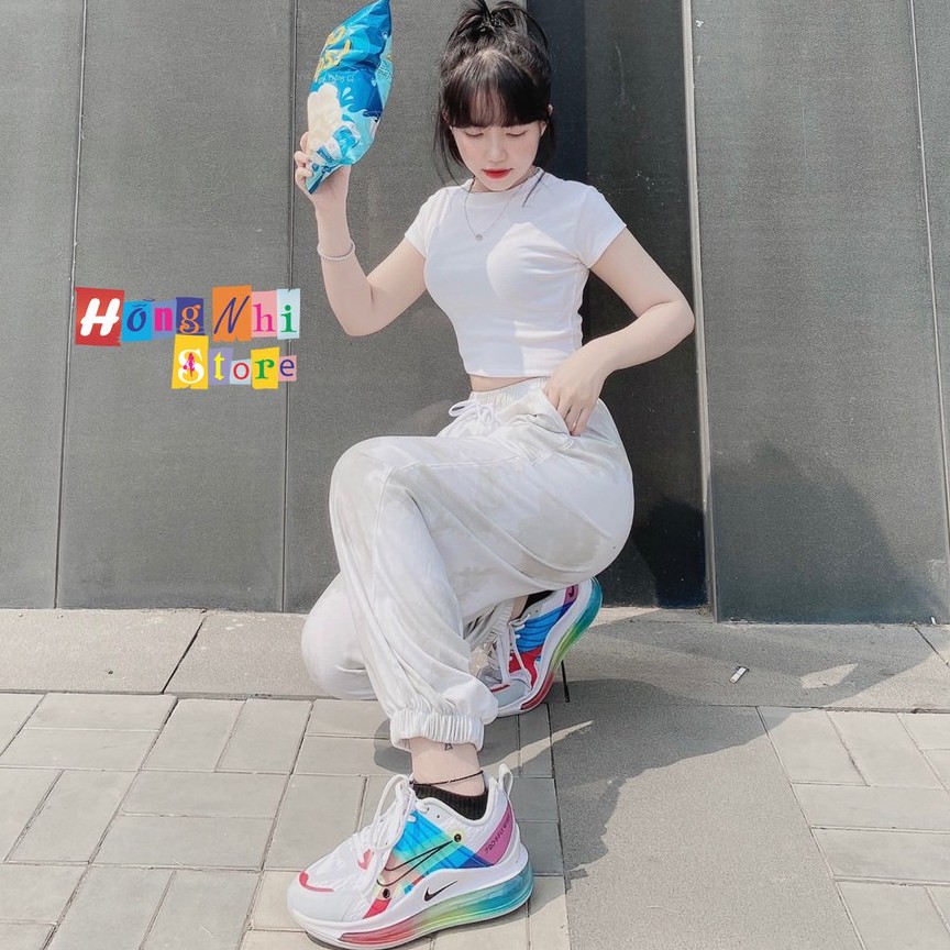 Quần Jogger 3D Ulzzang Unisex Jogger Loang Màu Bo Lai Xám Nhạt - MM