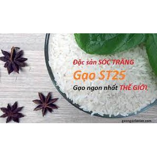 Gạo ST25 đặc sản Sóc Trăng 10kg (Gạo ngon nhất thế giới)