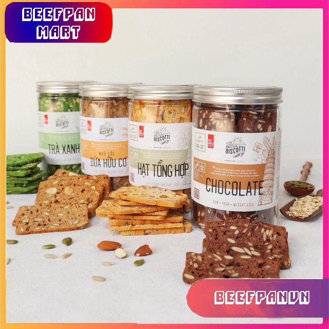 Bánh Biscotti Gạch Đỏ 250g - Ăn Kiêng - Giảm Cân - Dành Cho Người Tiếu Đường | BigBuy360 - bigbuy360.vn