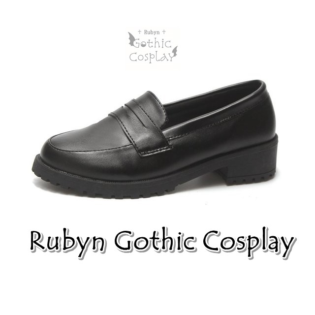 [CÓ SẴN]  Giày Oxford Ullzang phong cách Vintage  màu đen ( Size 35 - 40 ) gothic.cosplay