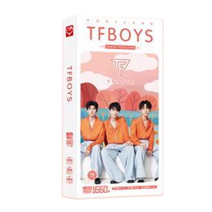 Postcard TFBOYS VƯƠNG TUẤN KHẢI VƯƠNG NGUYÊN DỊCH DƯƠNG THIÊN TỶ hộp ảnh sticker lomo bưu thiếp