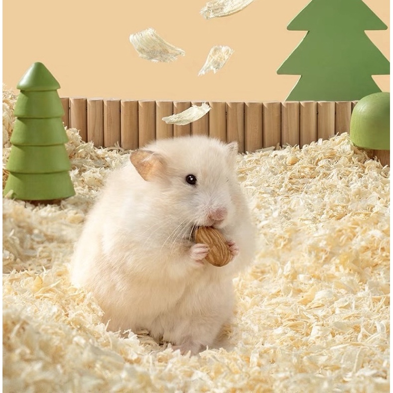 mùn cưa nén dành cho hamster, thỏ, bọ, sóc, nhím, vẹt,....