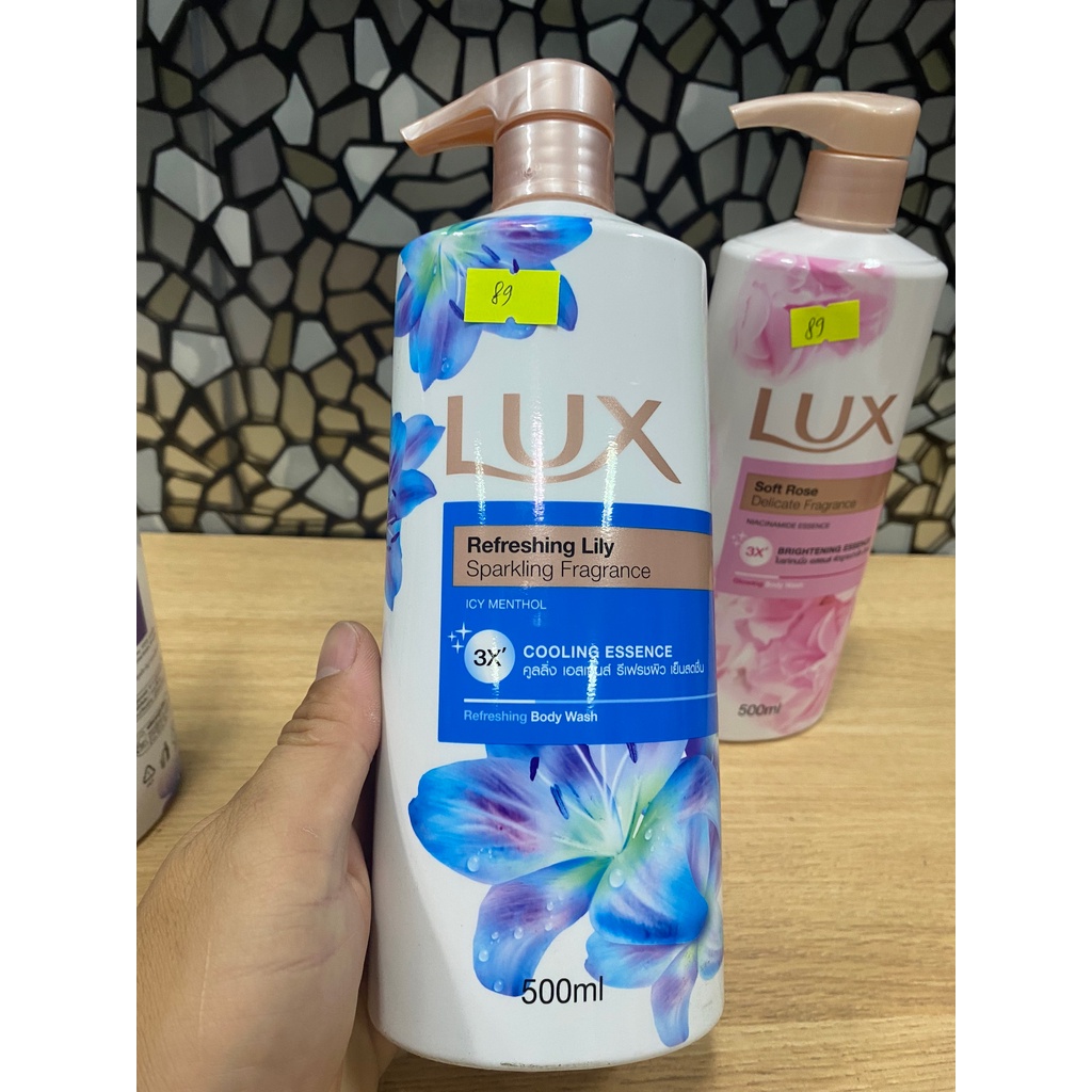 Sữa tắm Lux HÀNG NỘI ĐỊA Thái Lan dung tích 500ml. Sữa tắm trắng da Lux hương nước hoa các vị