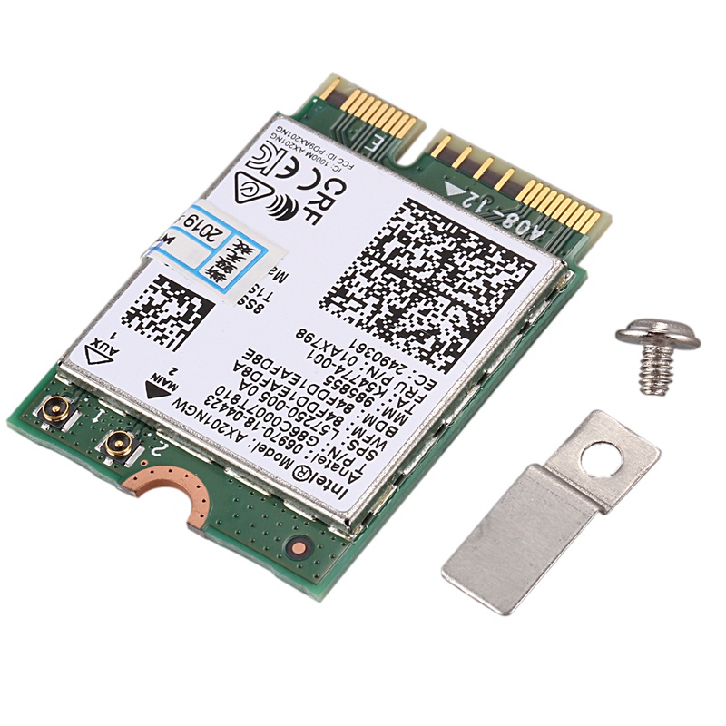 INTEL Thẻ Wifi Băng Tần Kép Không Dây 6 AX201 Bluetooth 5.0 2.4G / 5G NGFF AX201NGW 2.4Ghz / 5Ghz 802.11Ac / Ax