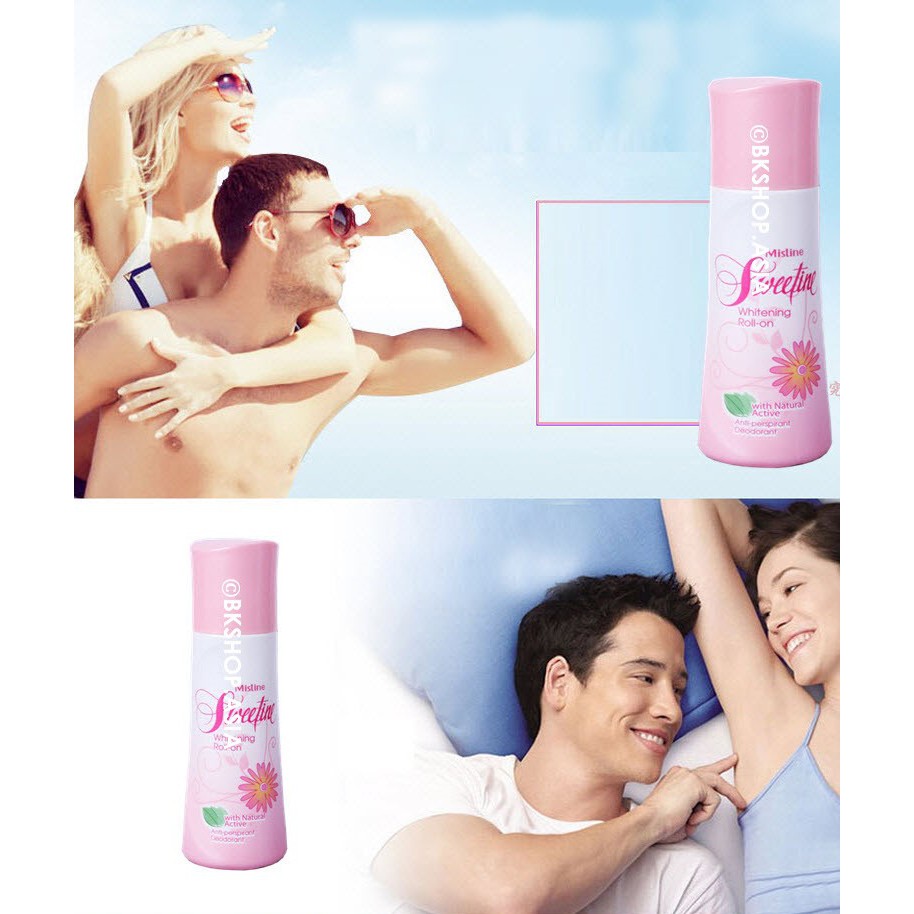 [ An Toàn ]  Lăn Khử Mùi Dưỡng Trắng Hương Nước Hoa Sweetine Whitening Roll-On