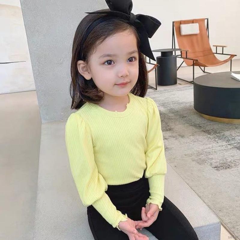 Áo Sweatshirt Tay Dài Thời Trang Mùa Thu Cho Bé Gái Từ 2 - 7 Tuổi