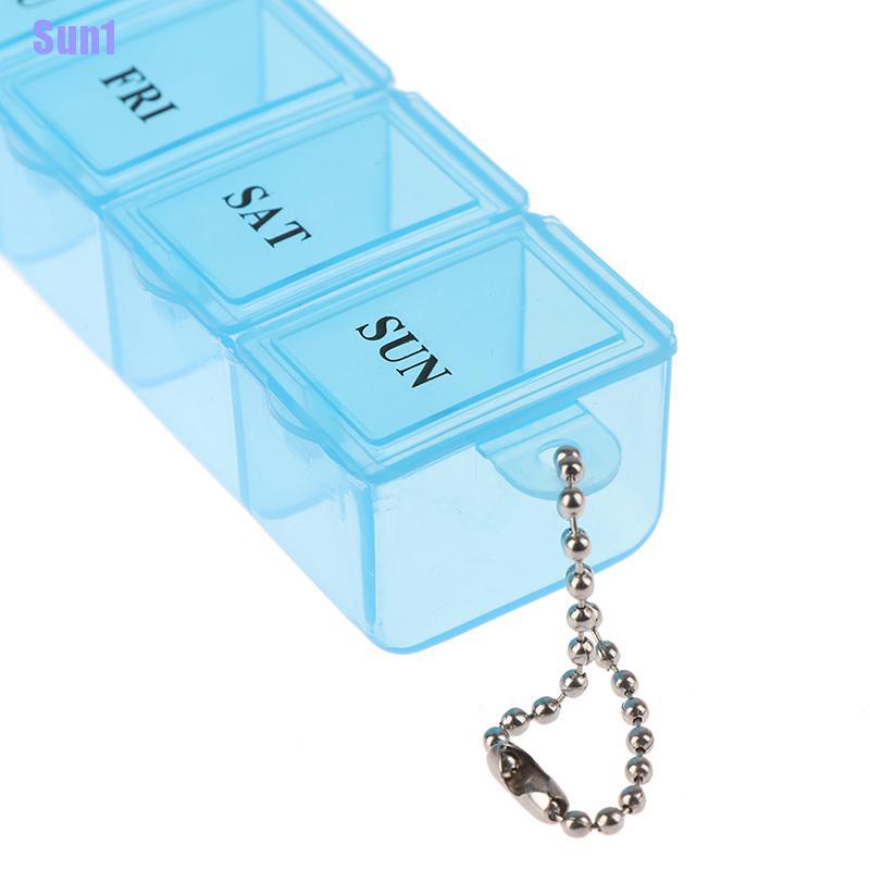 (Hàng Mới Về) Hộp Đựng Thuốc 7 Ngày Cầm Tay