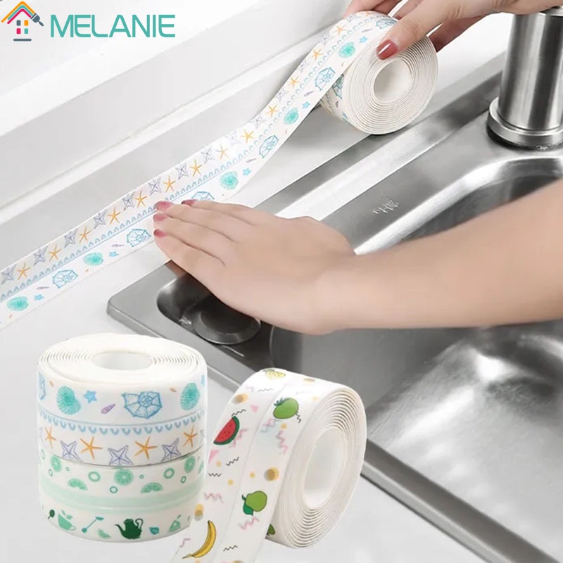 Cuộn dải dán viền tường bếp ga phủ kín tự dính chống thấm nước chống ẩm cho phòng tắm nhà bếp
