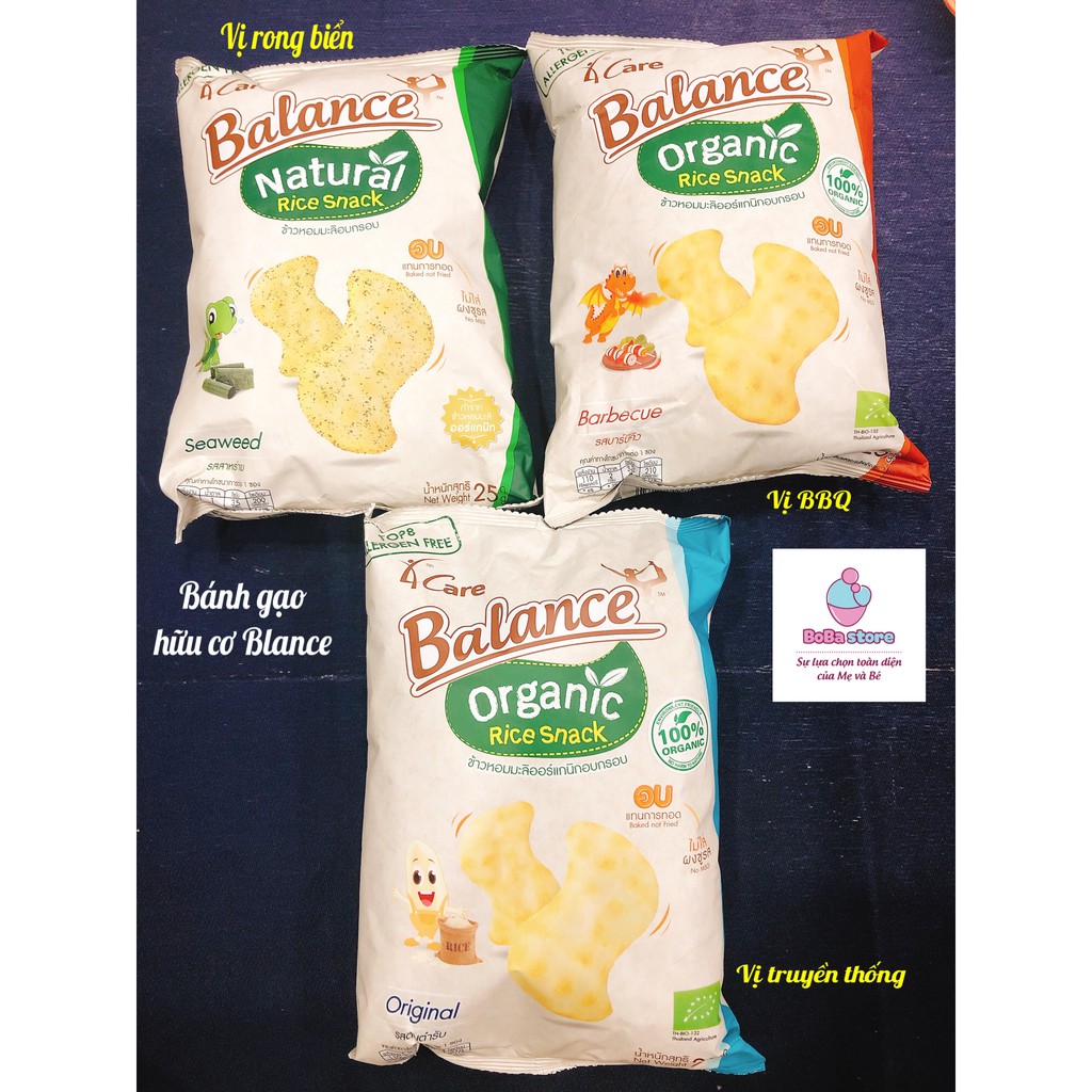 Bánh gạo hữu cơ 4care Balance