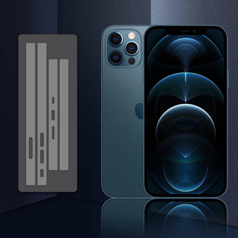 Phim Dán Bảo Vệ Khung Viền Điện Thoại iPhone 14 13 12 Pro Max Plus mini Bằng TPU Hydrogel Siêu Mỏng