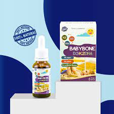 Vitamin cho bé BABYBONE D3K2DHA Bổ Sung Vitamin D3, K2, DHA giúp Bé Phát Triển Toàn Diện,Thông Minh,Cao Lớn (Lọ 20ml)