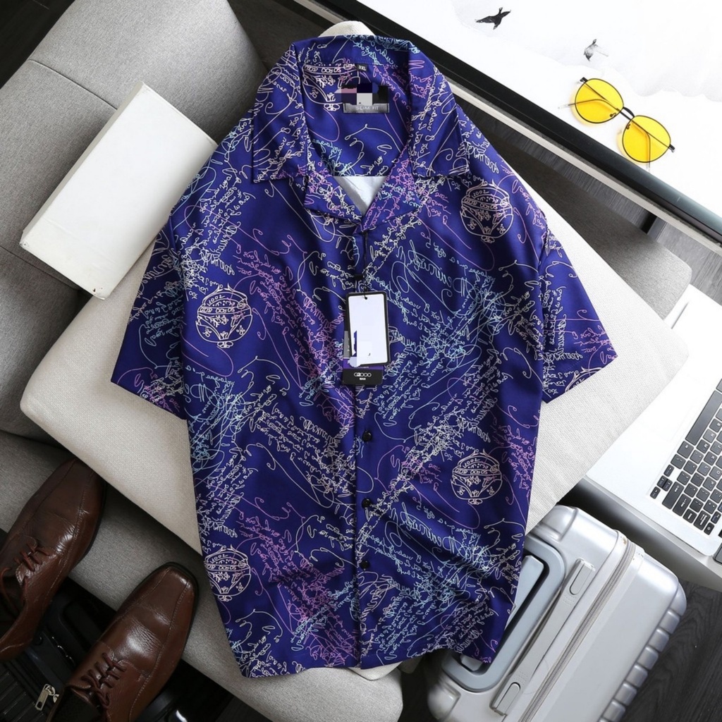 [Mã FAMARAL1 giảm 10K đơn 50K] Áo sơ mi trơn cổ vest Unisex bigsize &lt; 115kg mặc đẹp