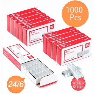 Bộ 1000 24/6 Cặp Kim Bấm Gồm 12 Lỗ Tương Thích Với Số Điện Thoại Tiện Dụng