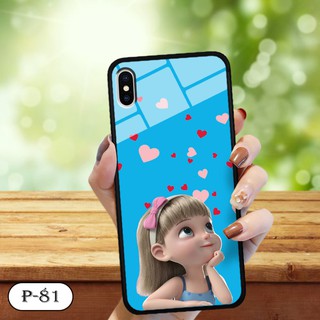 Ốp kính in hình cute Iphone XS Max