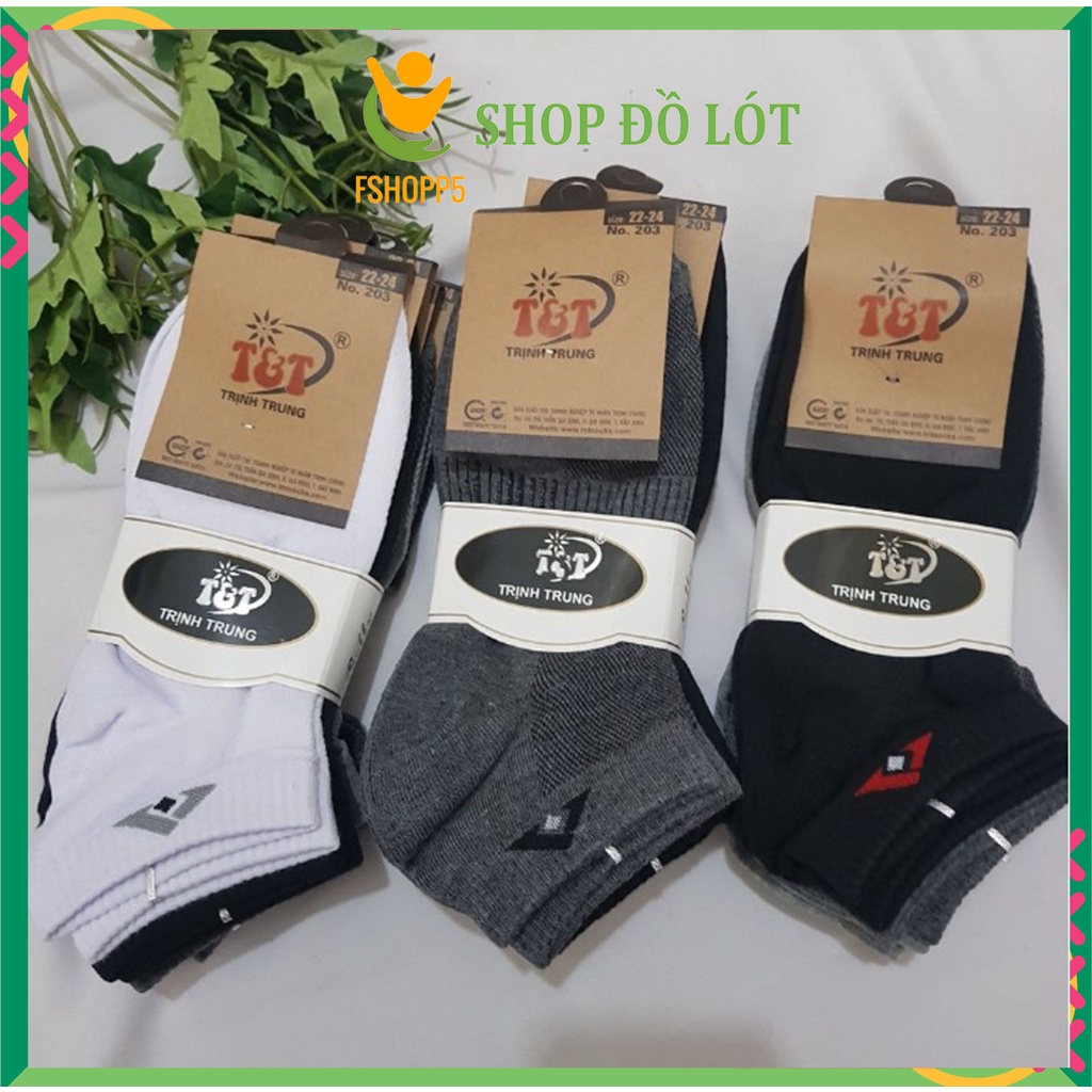 LỐ 5 đôi Tất nam cổ ngắn kháng khuẩn cao cấp dệt kim khử mùi kiểu hàn quốc TATNAM08