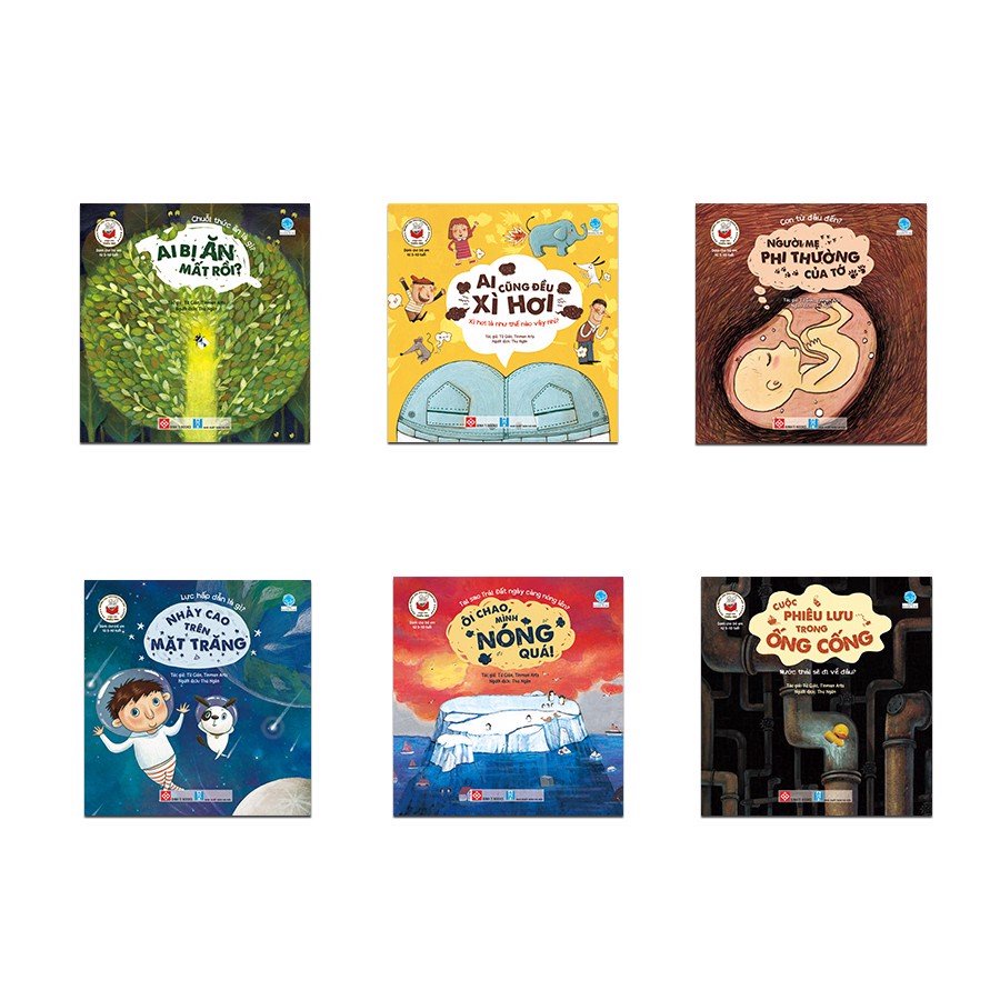 Sách - Combo Những câu chuyện khoa học dành cho thiếu nhi (trọn bộ 6 cuốn)